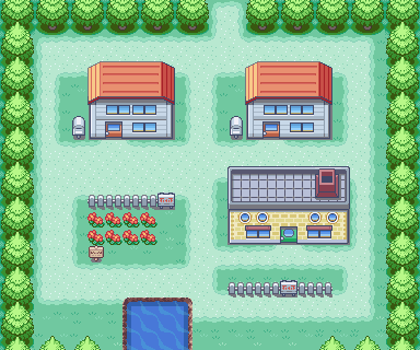 Pallet Town map | Pokémon Kanto