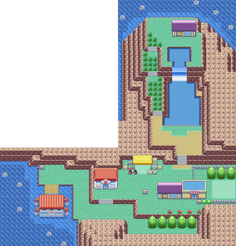 Two Island map | Pokémon Kanto