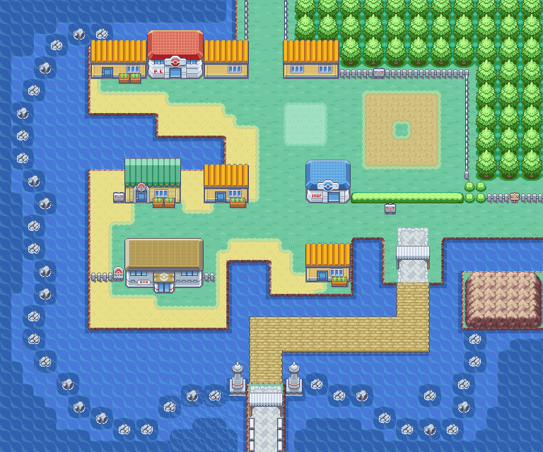 Vermilion City map | Pokémon Kanto
