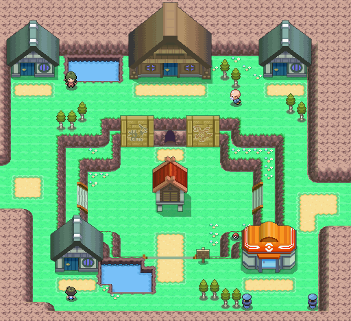 Celestic Town map | Pokémon Sinnoh