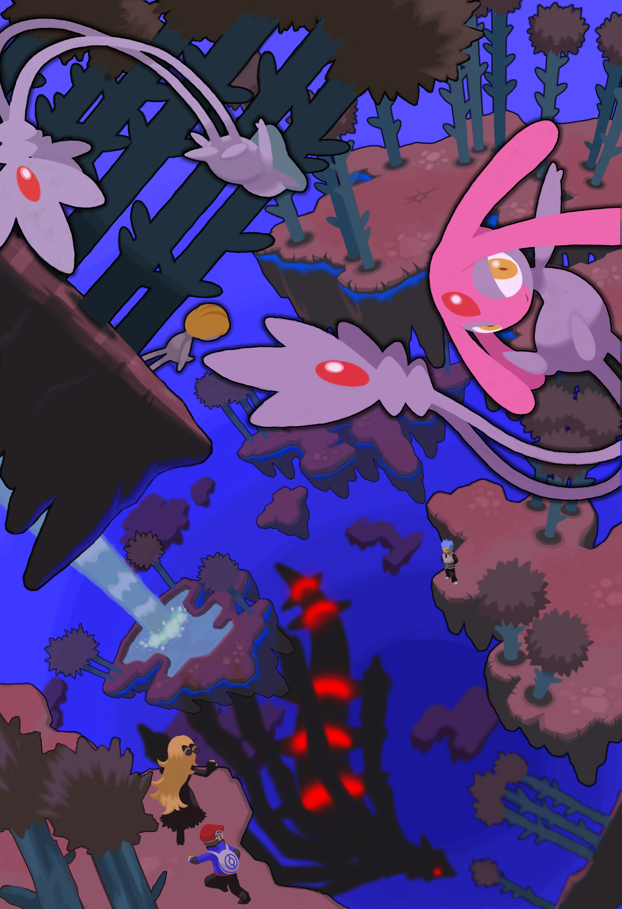Distortion World map | Pokémon Sinnoh