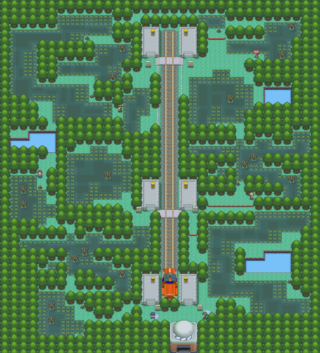 Great Marsh map | Pokémon Sinnoh