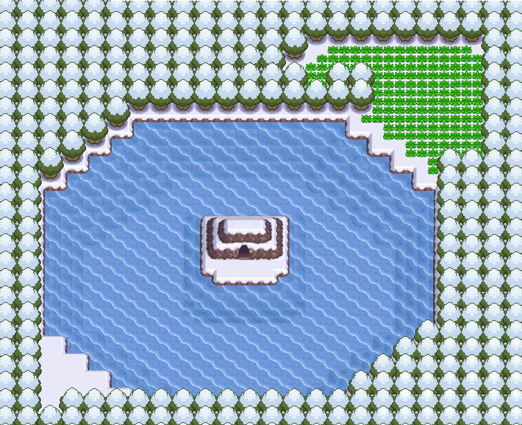 Lake Acuity map | Pokémon Sinnoh