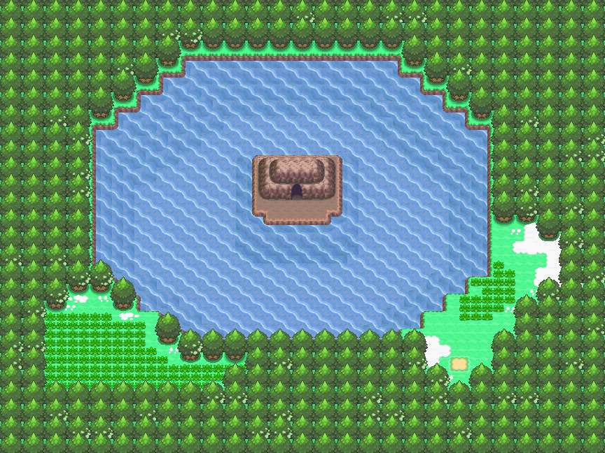 Lake Verity map | Pokémon Sinnoh