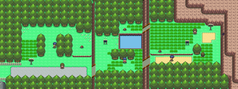Route 203 map | Pokémon Sinnoh