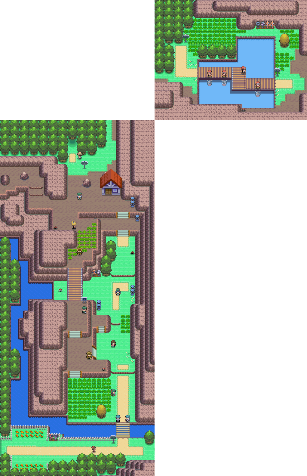 Route 205 map | Pokémon Sinnoh