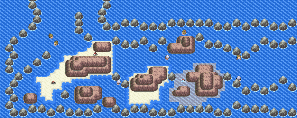 Route 220 map | Pokémon Sinnoh