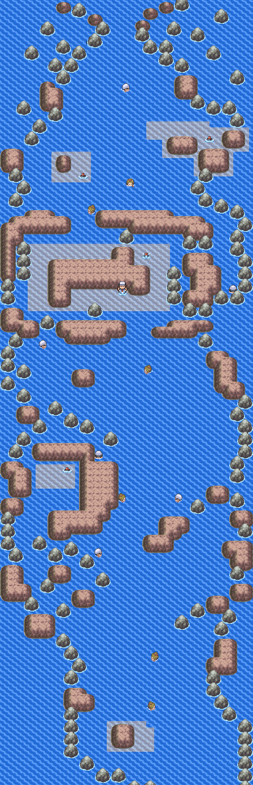 Route 223 map | Pokémon Sinnoh