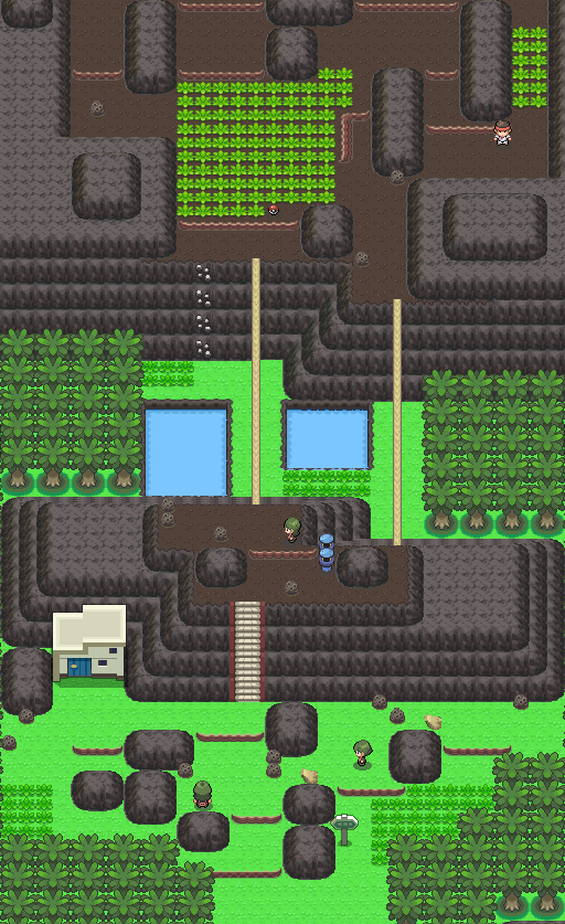 Route 227 map | Pokémon Sinnoh