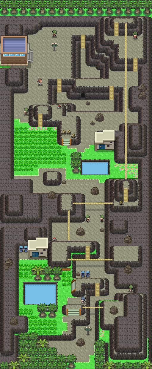 Route 228 map | Pokémon Sinnoh