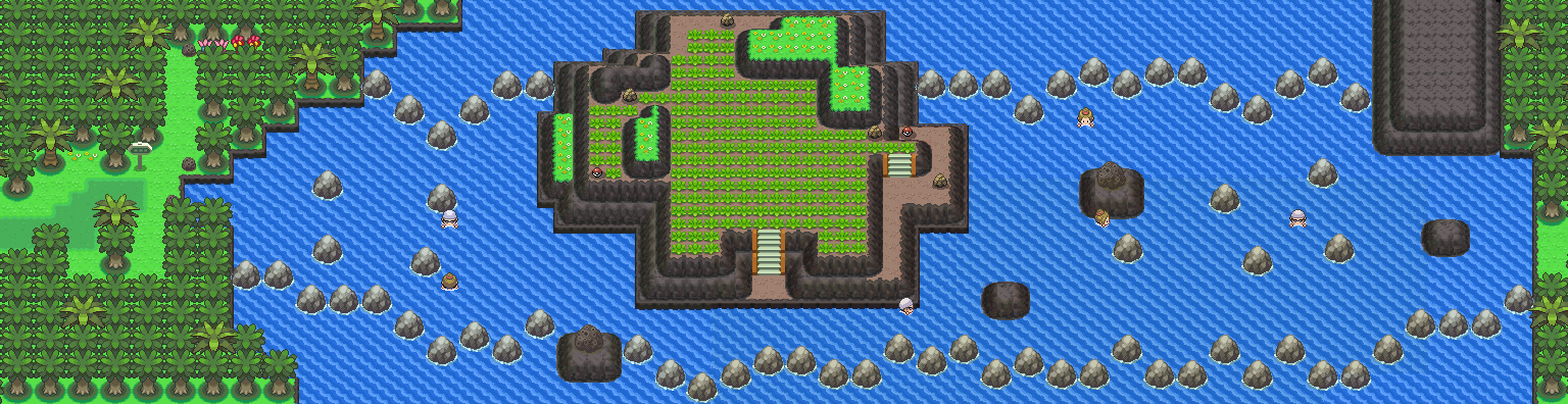 Route 230 map | Pokémon Sinnoh