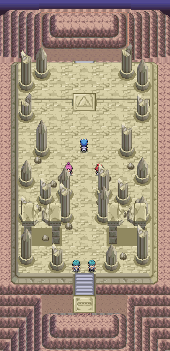 Spear Pillar map | Pokémon Sinnoh