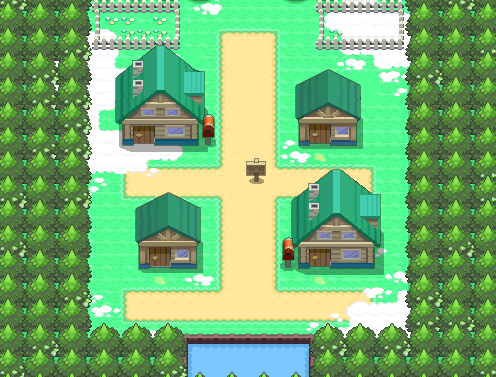 Twinleaf Town map | Pokémon Sinnoh
