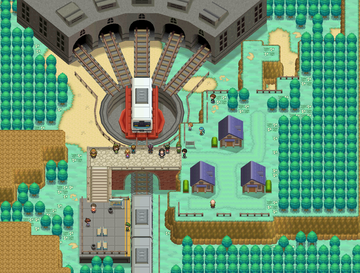 Anville Town map | Pokémon Unova
