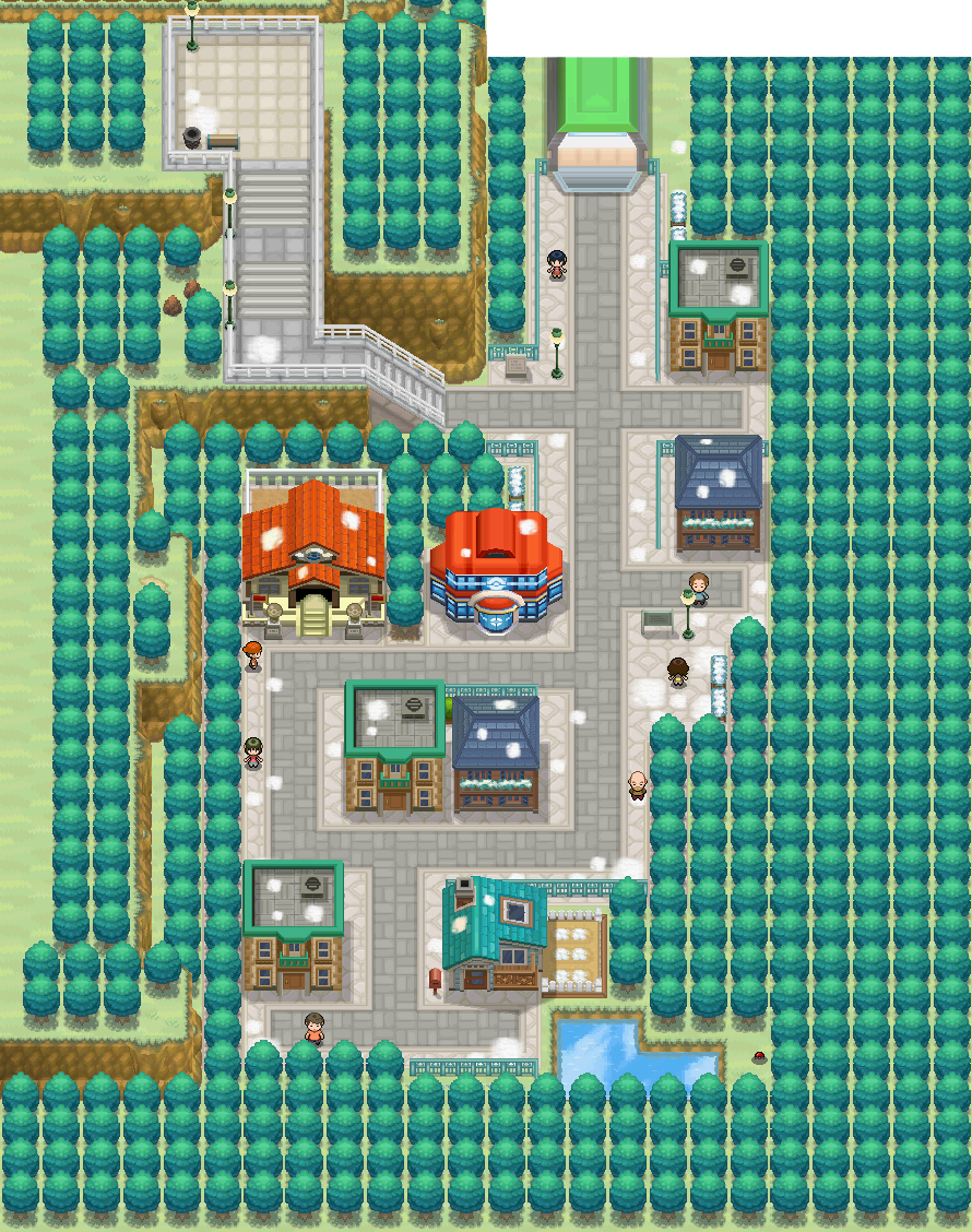 Aspertia City map | Pokémon Unova