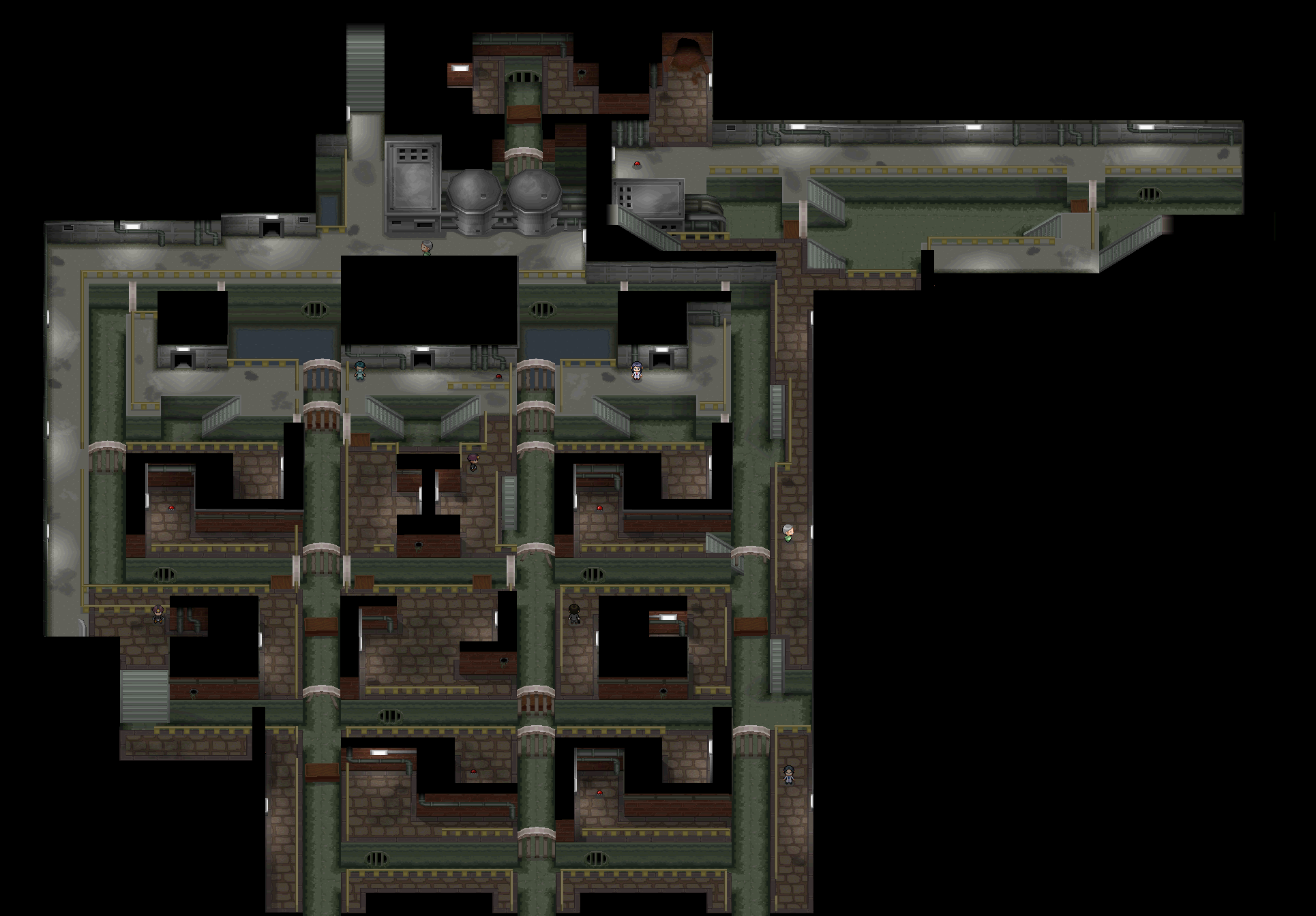 Castelia Sewers map | Pokémon Unova