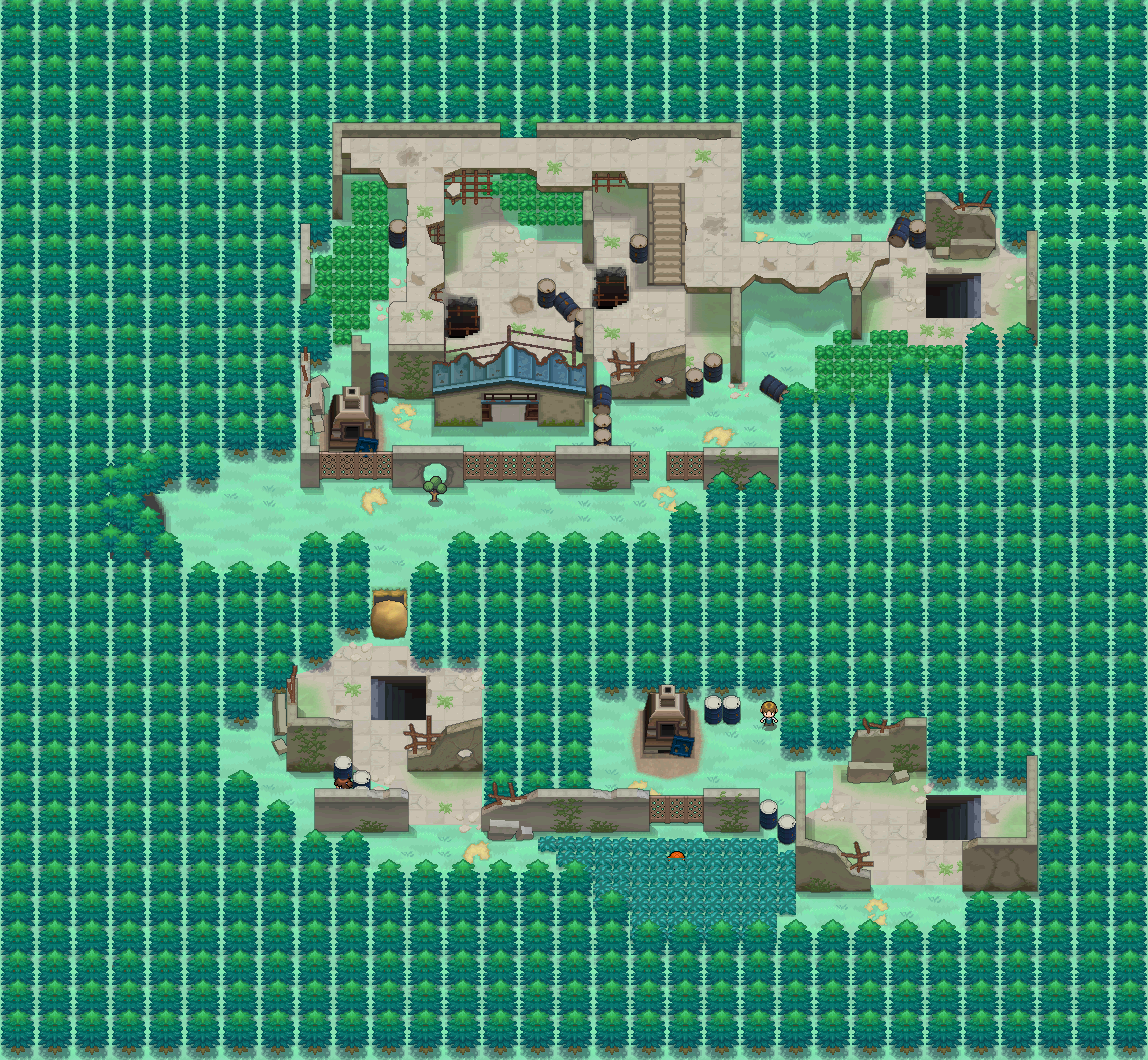 Dreamyard map | Pokémon Unova