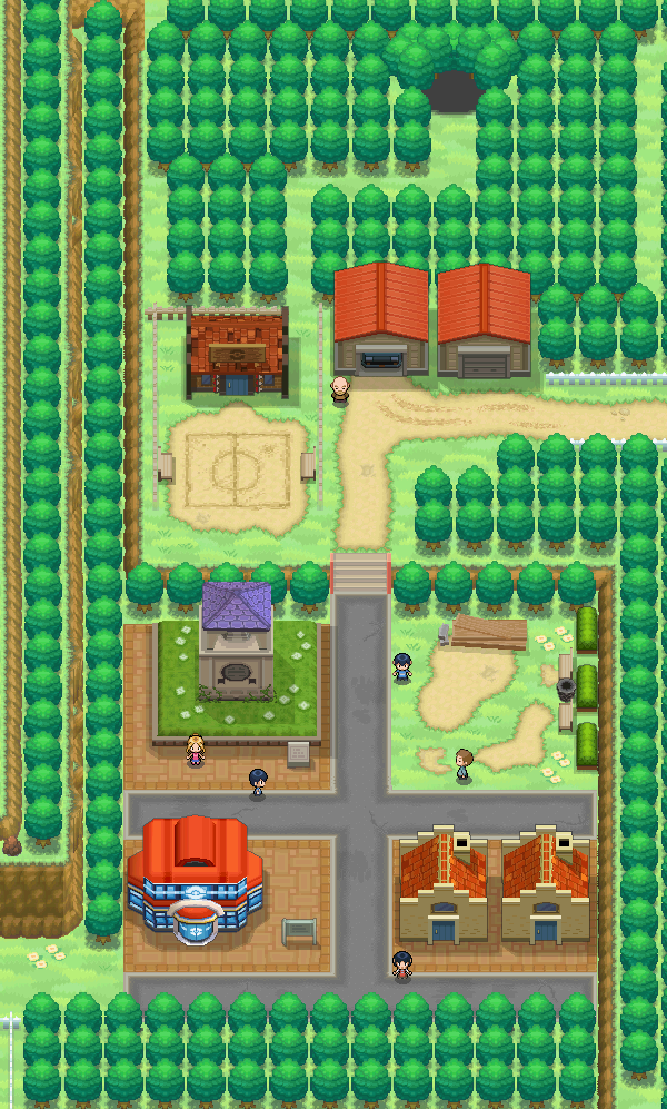 Floccesy Town map | Pokémon Unova
