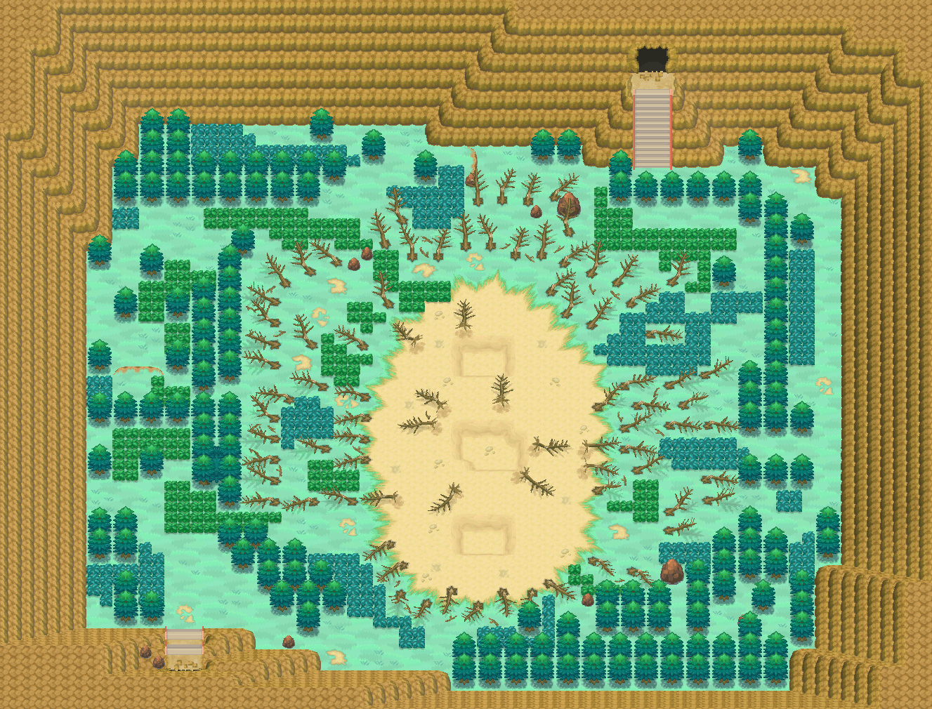 Giant Chasm map | Pokémon Unova