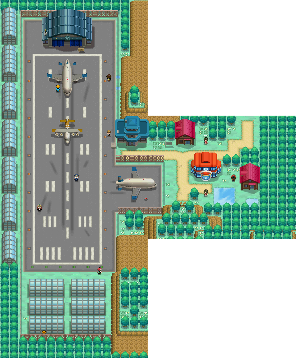 Mistralton City map | Pokémon Unova