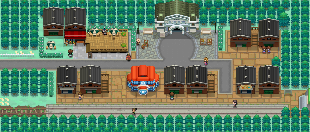 Nacrene City map | Pokémon Unova