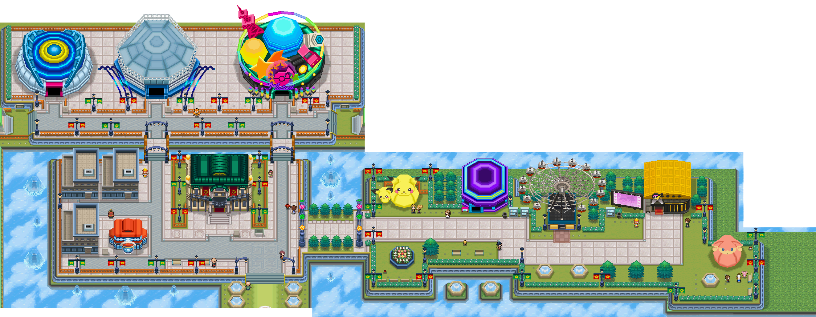 Nimbasa City map | Pokémon Unova