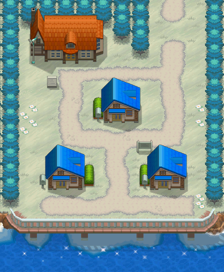 Nuvema Town map | Pokémon Unova