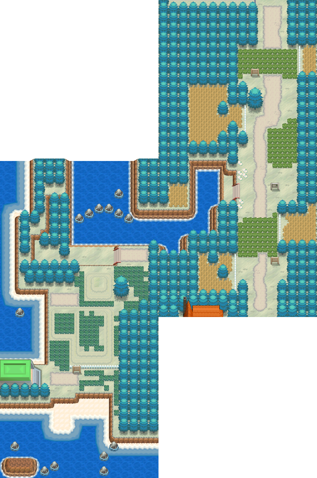 Route 1 map | Pokémon Unova