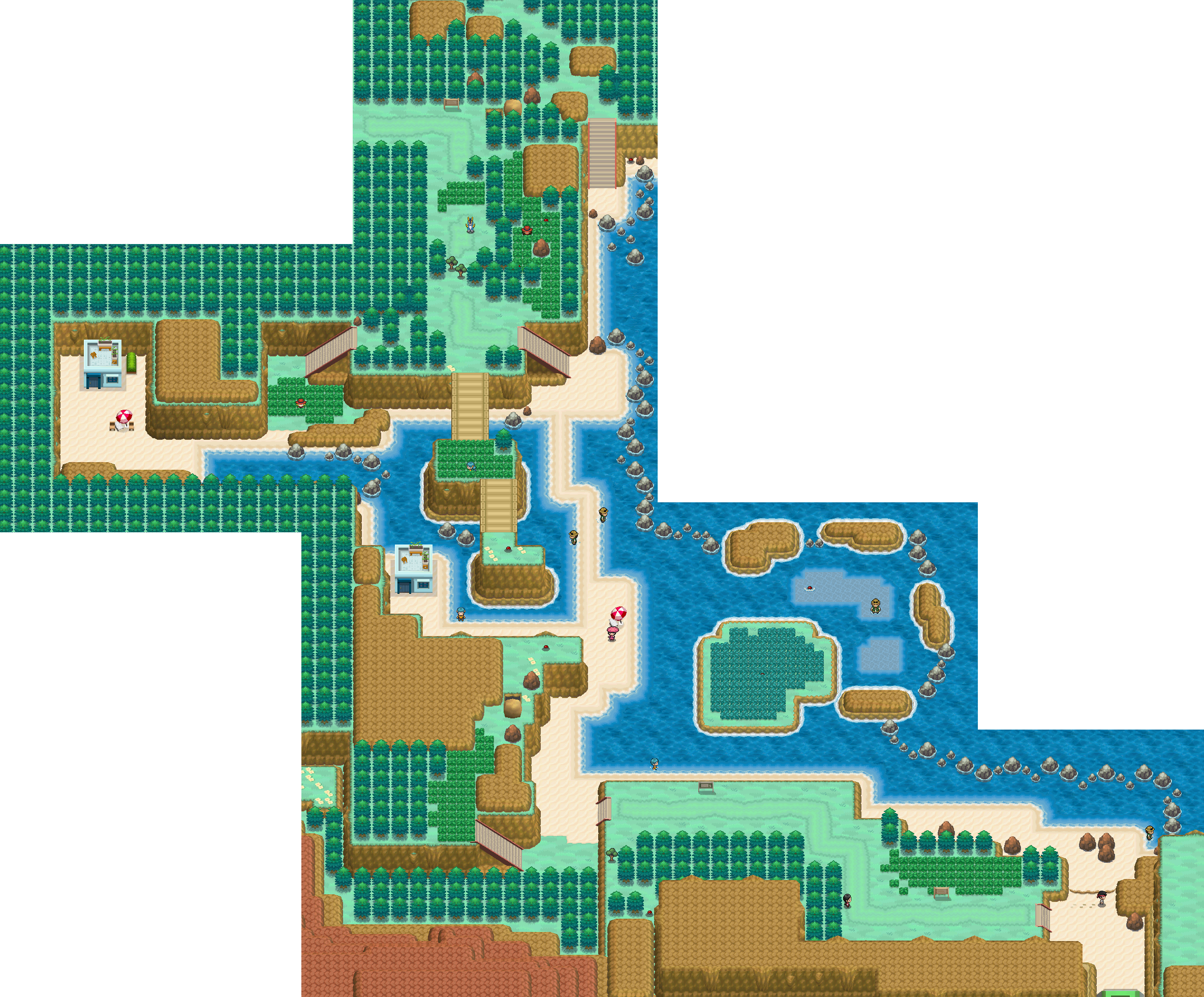 Route 13 map | Pokémon Unova