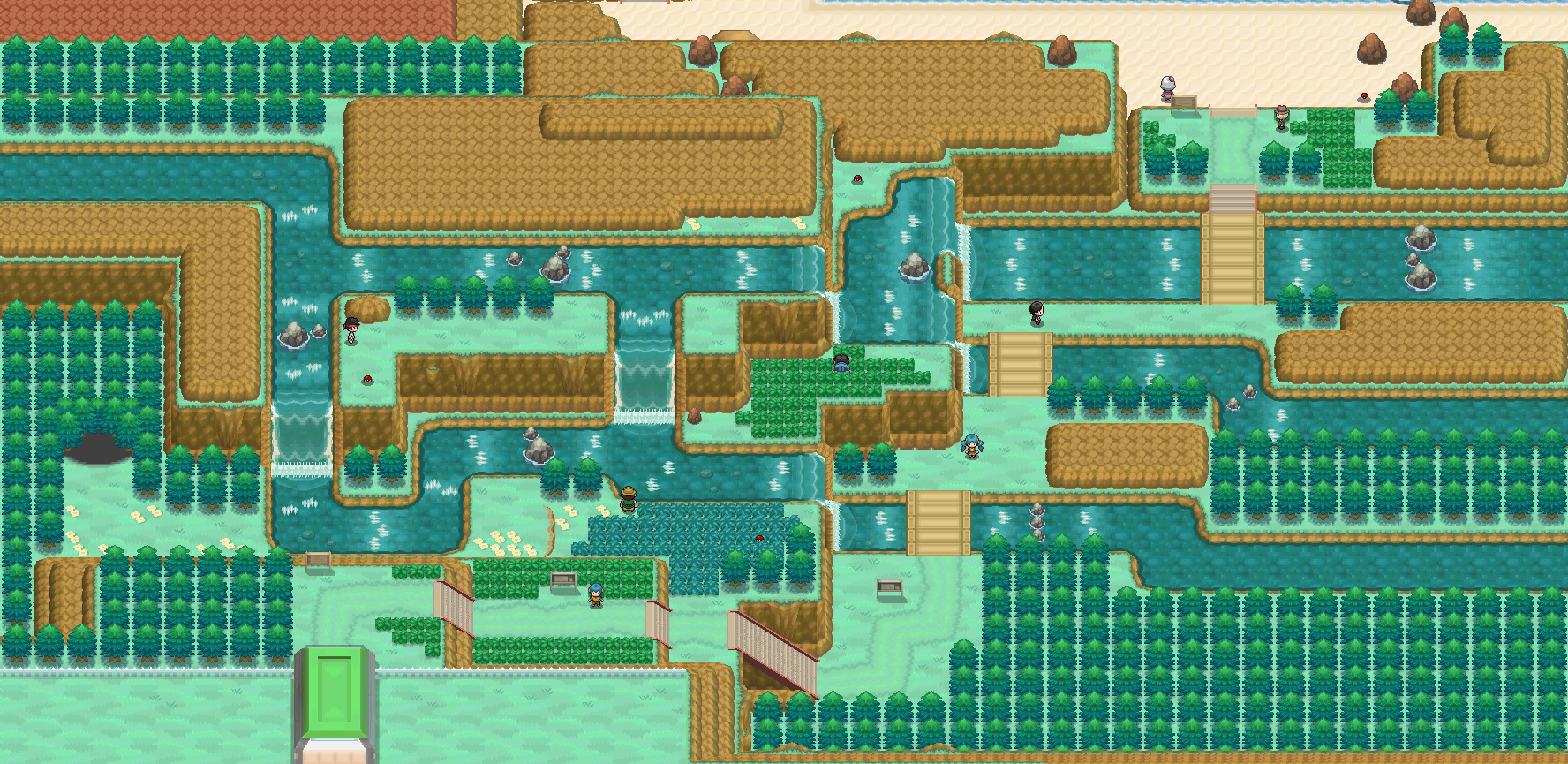 Route 14 map | Pokémon Unova