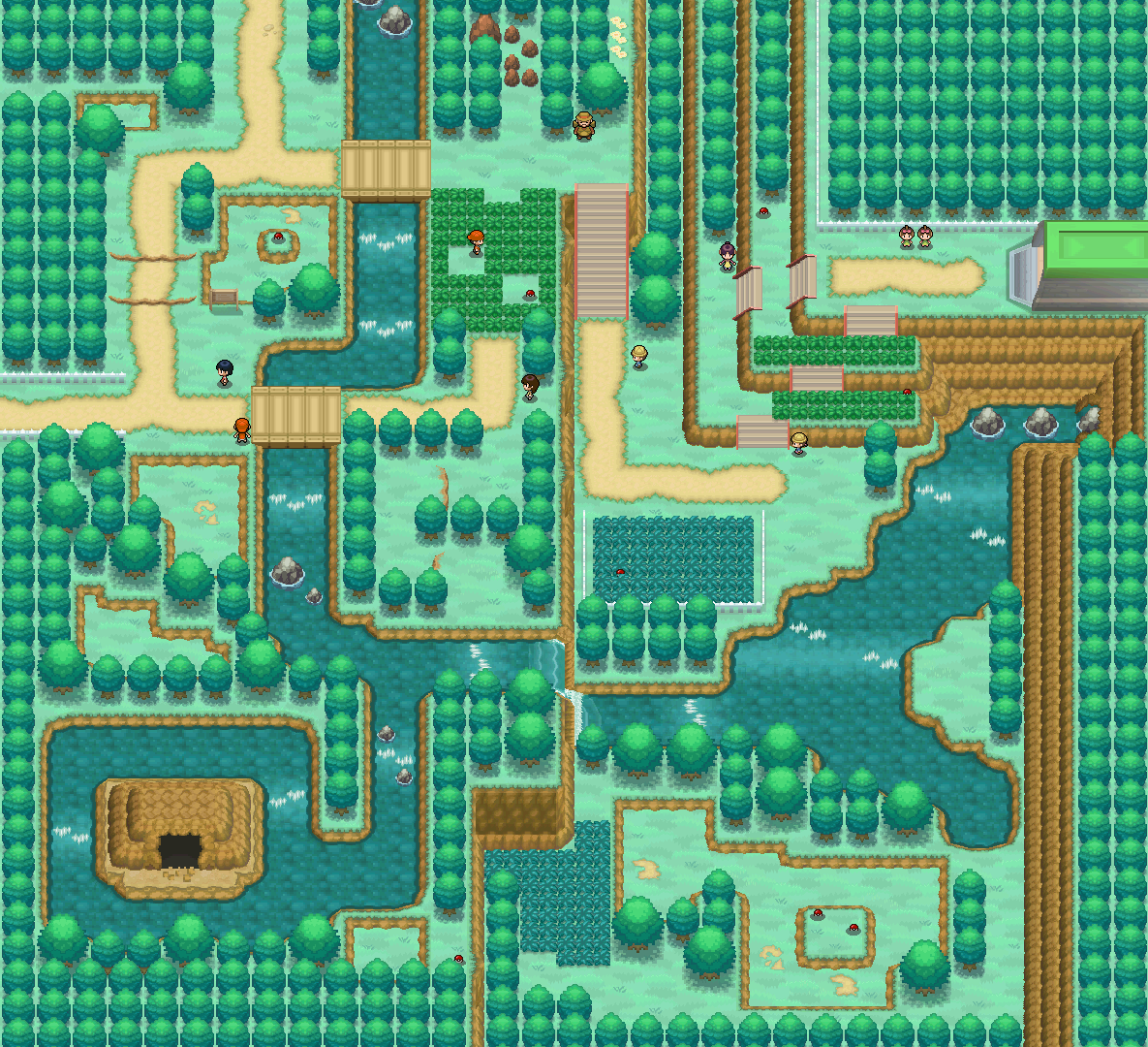 Route 20 map | Pokémon Unova