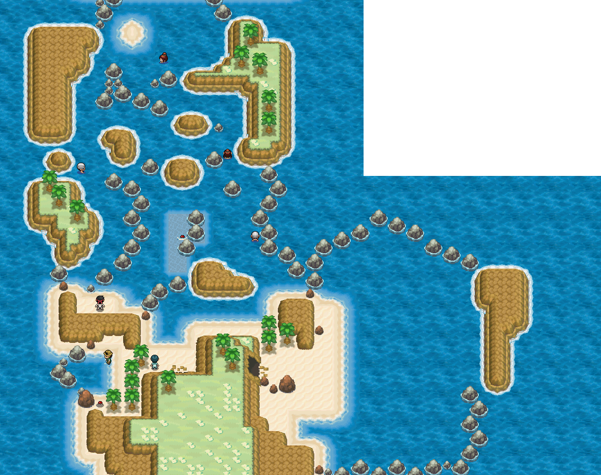 Route 21 map | Pokémon Unova