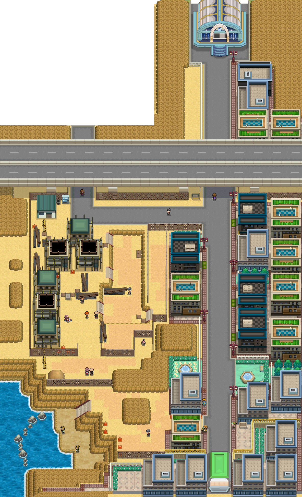 Route 4 map | Pokémon Unova