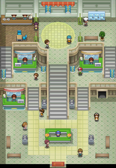 Shopping Mall Nine map | Pokémon Unova