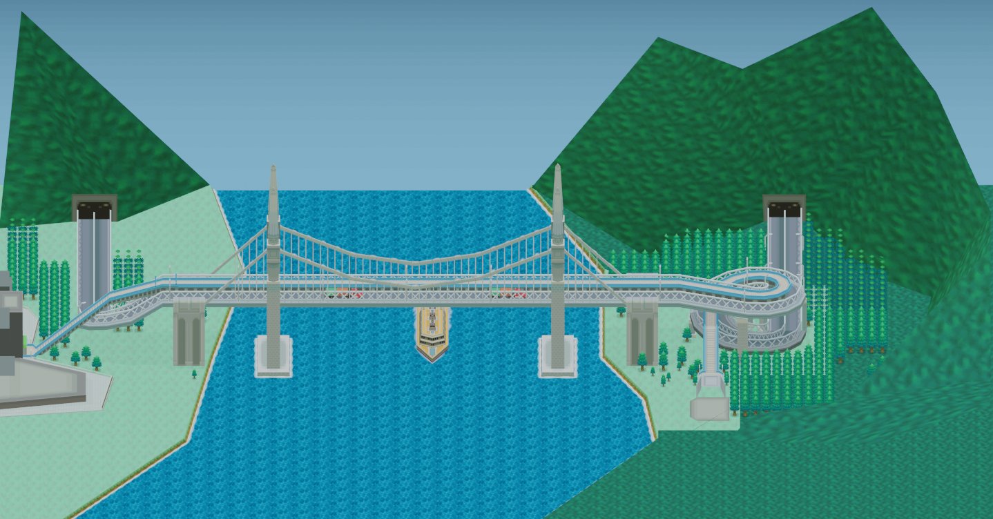 Skyarrow Bridge map | Pokémon Unova