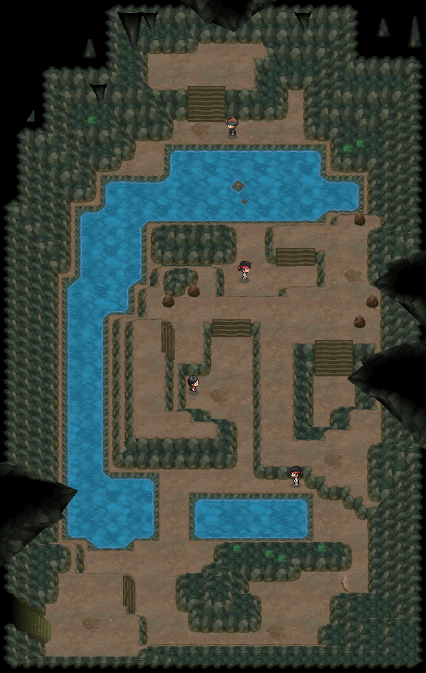 Wellspring Cave map | Pokémon Unova