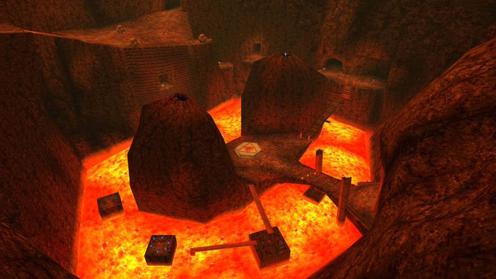 Death Mountain Crater map | The Legend of Zelda Ocarina of Time