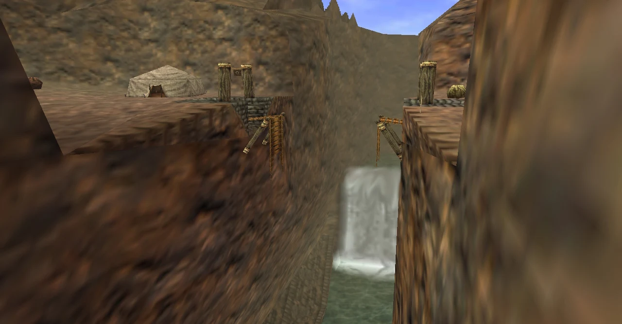 Gerudo Valley map | The Legend of Zelda Ocarina of Time