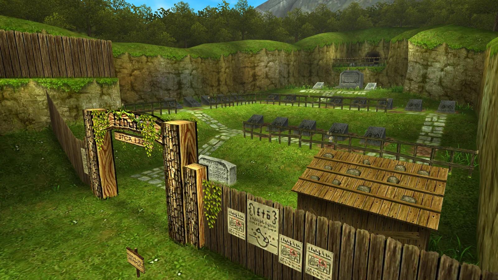 Kakariko Graveyard map | The Legend of Zelda Ocarina of Time